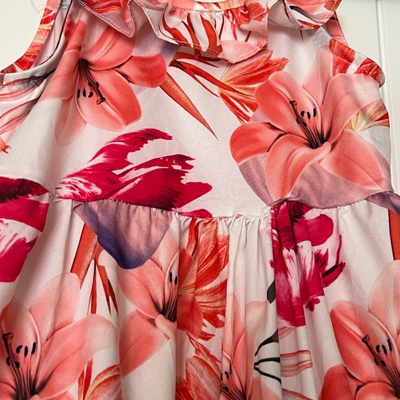 Mia Belle Ruffle sleeve Maxi Dress Size 6- worn once! - Picture 4 of 6